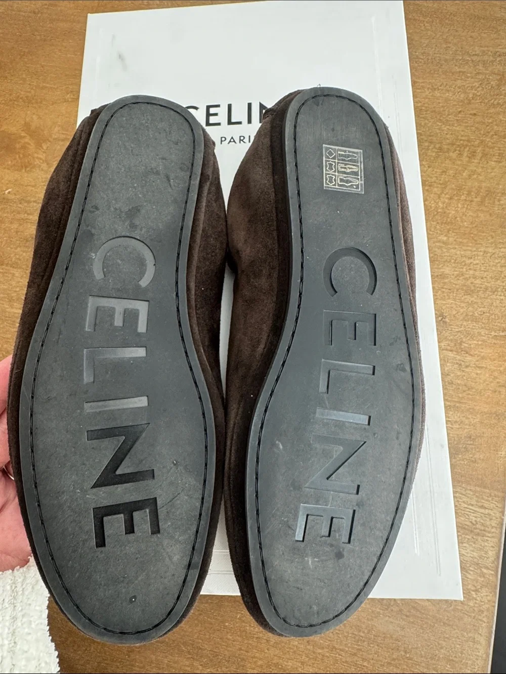 BNIB Celine Adam Loafer in Dark Brown Size 37